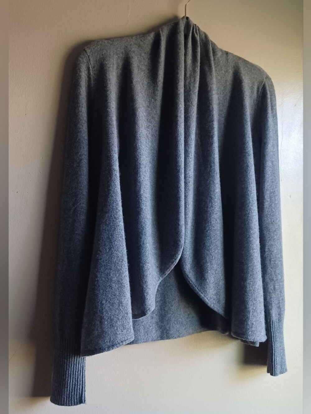 SAKS FIFTH AVENUE CASHMERE Cardigan In Grey S